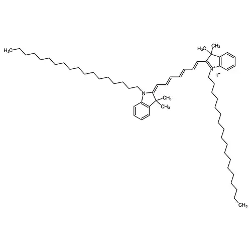 DiR''; DiIC18(7)  [1,1''-Dioctadecyl-3,3,3'',3''-tetramethylindotricarbocyanine iodide]