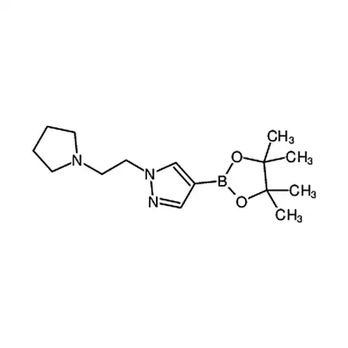 1-[2-(1-吡咯烷)乙基]-4-(4，4，5，5-四甲基-1，3，2-二噁硼烷-2-基)-1H-吡唑