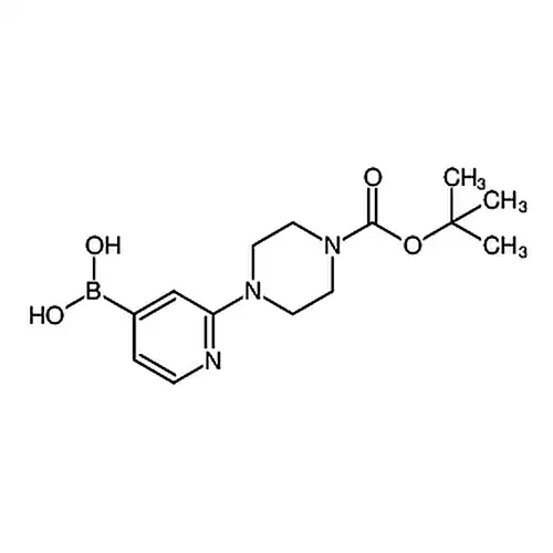 (2-(4-(叔-丁氧基羰基)哌嗪-1-基)吡啶-4-基)硼酸