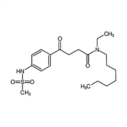 N-乙基-N-庚基-4-(4-(甲基磺酰胺基)苯基)-4-氧代丁酰胺