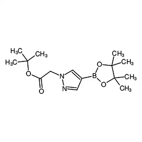 2-(4-(4，4，5，5-四甲基-1，3，2-二氧硼戊烷-2-基)-1H-吡唑-1-基)乙酸叔丁酯