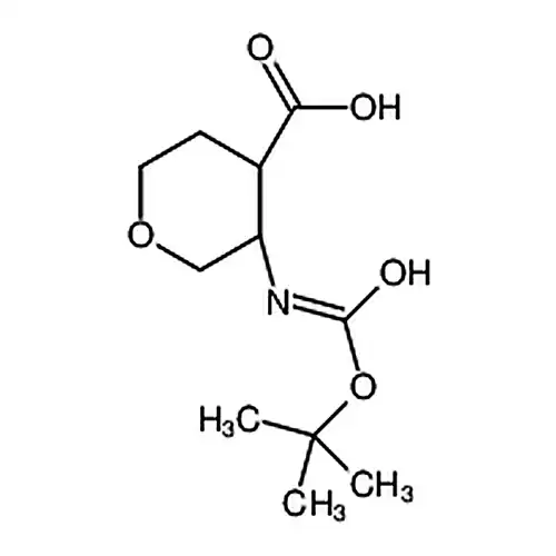 順式-3-N-BOC-氨基四氢-2H-吡喃-4-甲酸