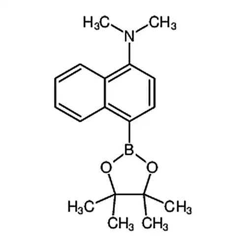 N，N-二甲基-4-(4，4，5，5-四甲基-1，3，2-二氧硼杂环戊烷-2-基)萘-1-胺