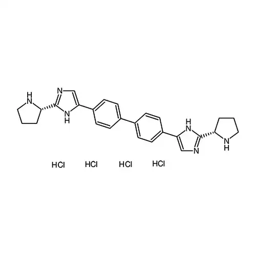 1H-咪唑,5,5'-[1,1'-联苯]-4,4'-双[2-(2S)-2-吡咯烷盐酸盐(1:4)