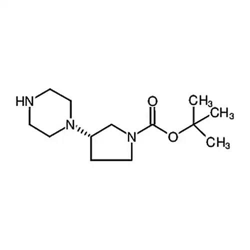 (S)-3-(哌嗪-1-基)吡咯烷-1-甲酸叔丁酯