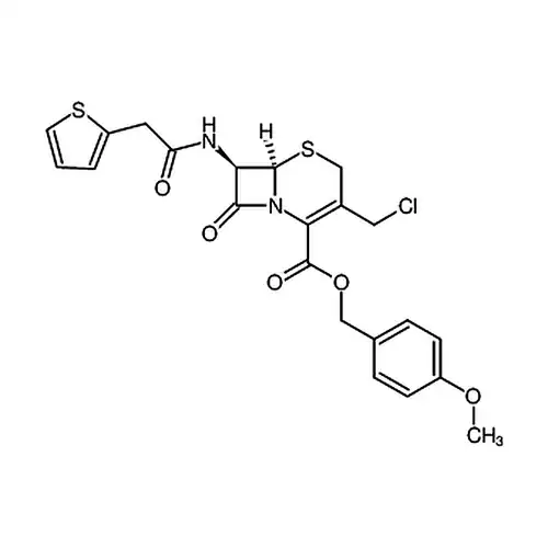 (6R，7R)-3-(Chloromethyl)-8-oxo-7-[[2-(2-thienyl)acetyl]amino]-5-thia-1-azabicyclo[4.2.0]oct-2-ene-2-carboxylic Acid (4-Methoxyphenyl)methyl Ester