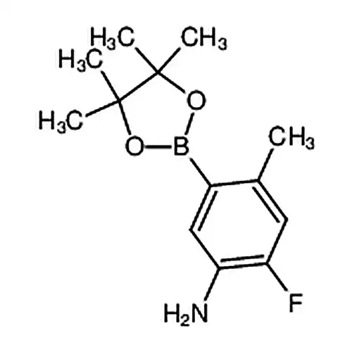 2-氟-4-甲基-5-(4,4,5,5-四甲基-1,3,2-二氧硼杂环戊烷-2-基)苯胺