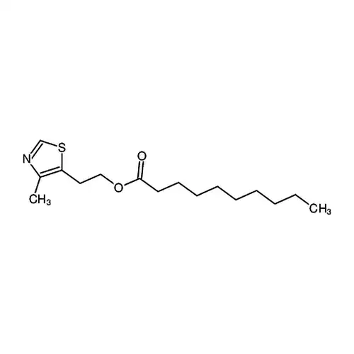 癸酸2-(4-甲基-5-噻唑基)乙酯
