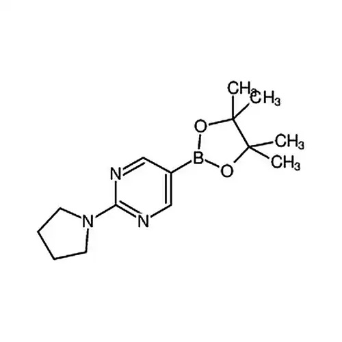 2-(吡咯烷-1-基)-5-(4,4,5,5-四甲基-1,3,2-二氧杂环戊硼烷-2-基)嘧啶