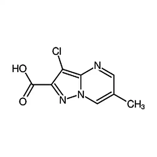 3-氯-6-甲基吡唑并[1,5-a]嘧啶-2-羧酸