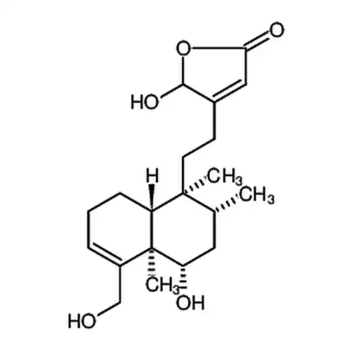 6α，16，18-Trihydroxycleroda-3，13-dien-15，16-olide