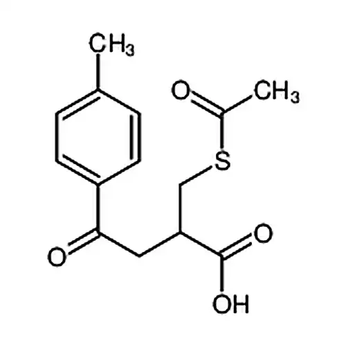 2-乙酰基硫代甲基-3-(4-甲基苯甲酰)丙酸