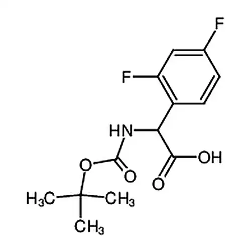 2-((叔丁氧基羰基)氨基)-2-(2，4-二氟苯基)乙酸