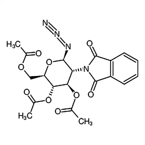 3，4，6-三-O-乙酰基-2-脱氧-2-邻苯二甲酰亚胺基-β-D-叠氮化吡喃葡萄糖
