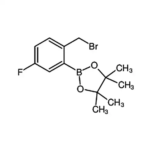 2-(2-(溴甲基)-5-氟苯基)-4,4,5,5-四甲基-1,3,2-二氧硼杂环戊烷