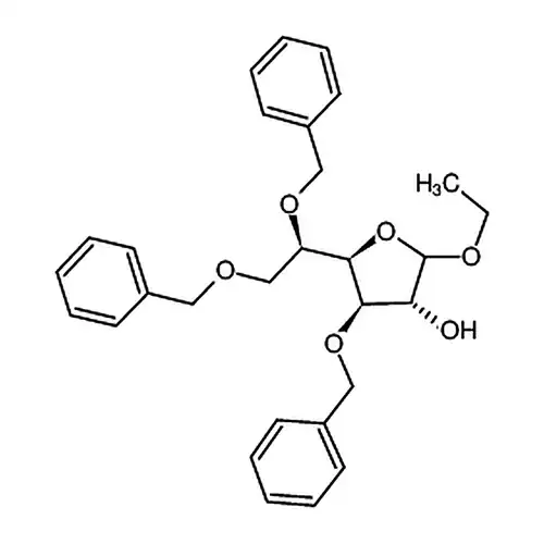 (3R,4R,5R)-5-[(R)-1,2-双(苯甲氧基)乙基]-2-乙氧基-4-(苯甲氧基)氧杂戊环-3-醇
