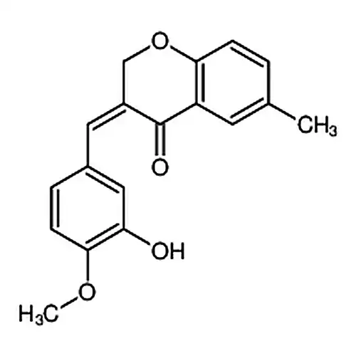 (E)-3-(3-羟基-4-甲氧基亚苄基)-6-甲基苯并二氢吡喃-4-酮