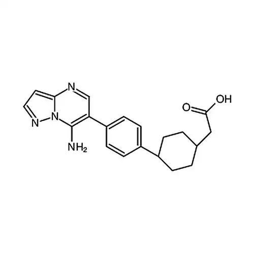 反式-4-[4-(7-氨基吡唑并[1,5-a]嘧啶-6-基)苯基]环己烷乙酸