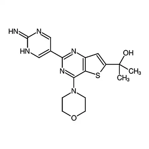 2-(2-(2-氨基嘧啶-5-基)-4-吗啉噻吩[3,2-d]嘧啶-6-基)丙-2-醇
