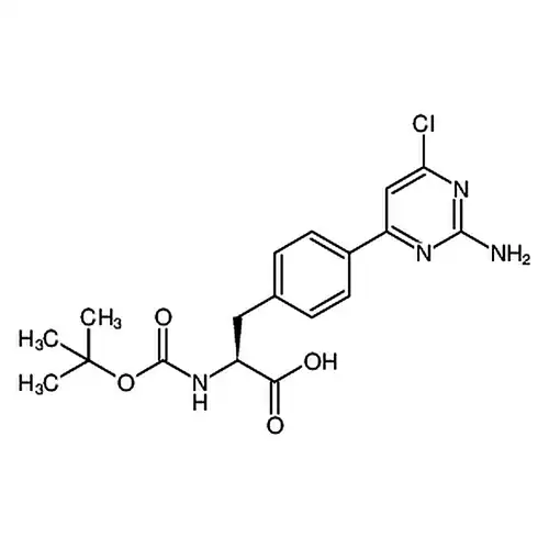 (S)-3-(4-(2-氨基-6-氯嘧啶-4-基)苯基)-2-((叔丁氧羰基)氨基)丙酸
