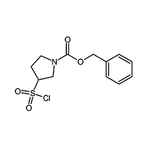 3-(氯磺酰基)吡咯烷-1-羧酸苄酯