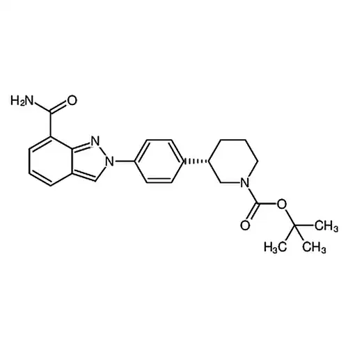 (S)-3-(4-(7-氨基甲酰基-2H-吲唑-2-基)苯基)哌啶-1-甲酸叔丁酯