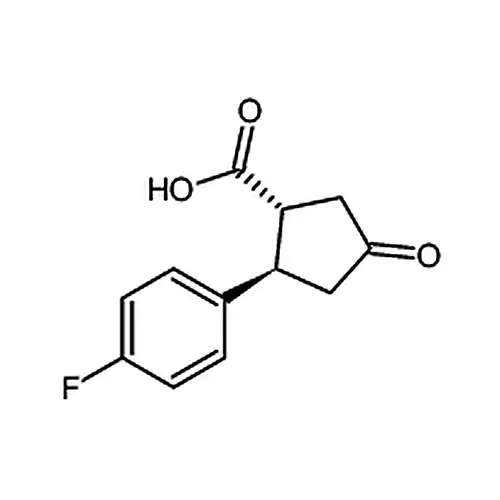 (1R，2R)-2-(4-氟苯基)-4-氧代环戊烷甲酸