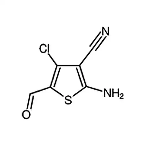 2-氨基-4-氯-3-氰基-5-甲酰基噻吩