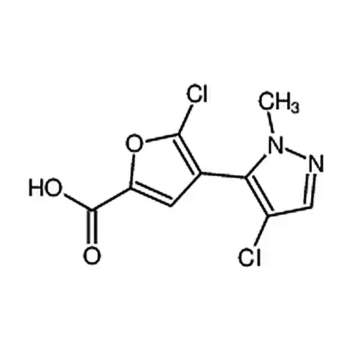 5-氯-4-(4-氯-1-甲基-1H-吡唑-5-基)呋喃-2-羧酸