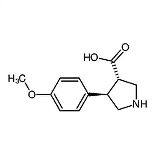 反式-4-(4-甲氧基苯基)吡咯烷-3-羧酸盐酸盐
