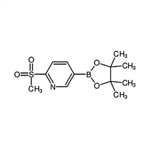 2-(甲基磺酰基)-5-(4,4,5,5-四甲基-1,3,2-二氧硼杂环戊烷-2-基)吡啶