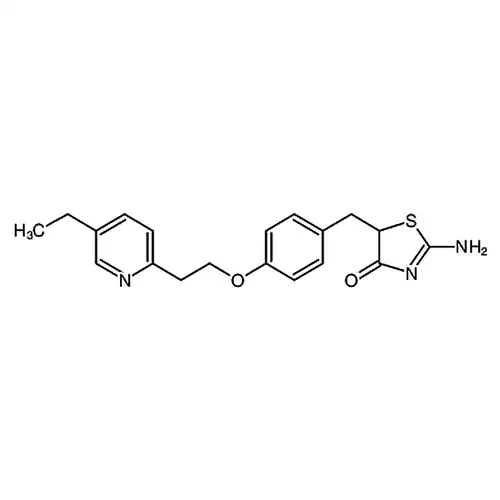 2-氨基-5-[4-[2-(5-乙基-2-吡啶基)乙氧基]苯甲基]噻唑-4(5H)-酮
