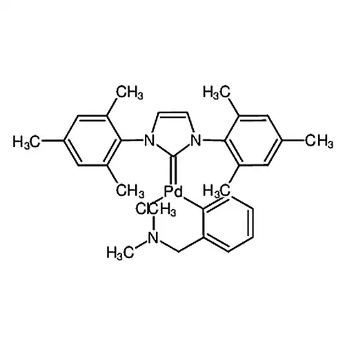 [(1,3-二均三甲苯基咪唑-2-亚基)(N,N-二甲基苄胺)氯化钯(Ⅱ)] (该产品不能在美国境内销售)