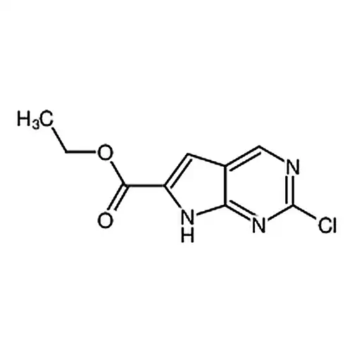 2-氯-7H-吡咯并[2，3-D]嘧啶-6-羧酸乙酯