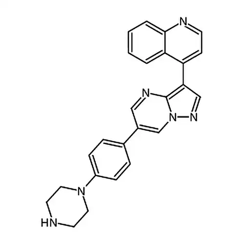 4-(6-(4-(哌嗪-1-基)苯基)吡唑并[1,5-a]嘧啶-3-基)喹啉