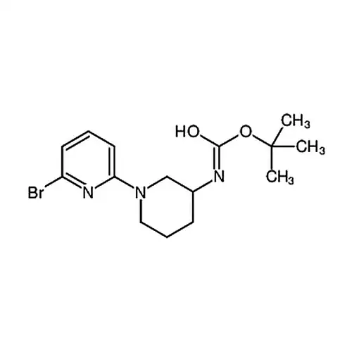 N-[1-(6-溴-2-吡啶基)-3-哌啶基]氨基甲酸叔丁酯