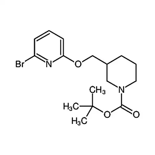 3-[[(6-溴-2-吡啶基)氧基]甲基]-1-哌啶甲酸叔丁酯