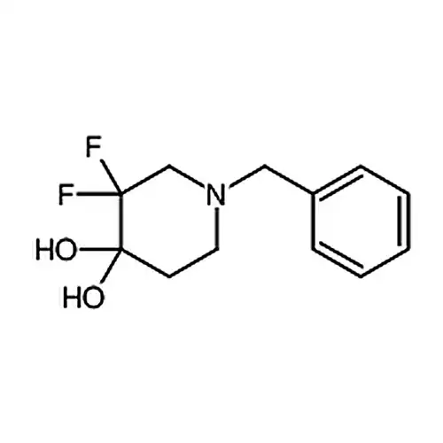 1-苄基-3,3-二氟哌啶-4,4-二醇