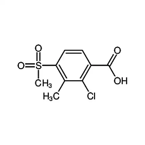2-氯-3-甲基-4-(甲基磺酰基)苯甲酸
