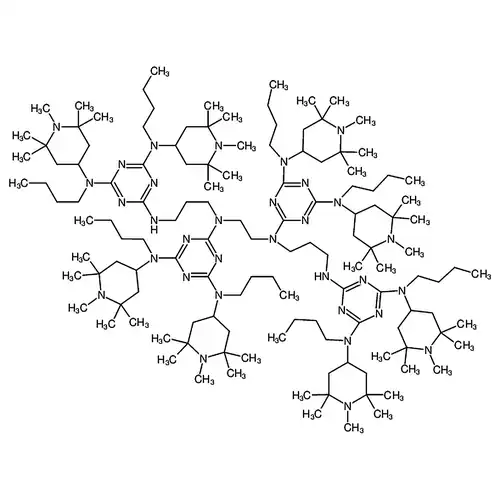 N2,N2'-(乙烷-1,2-二基)双(N2-(3-((4,6-双(丁基(1,2,2,6,6-五甲基哌啶-4-基)氨基)-1,3,5-三嗪-2-基)氨基)丙基)-N4,N6-二丁基-N4,N6-双(1,2,2,6,6-五甲基哌啶-4-基)-1,3,5-三嗪-2,4,6-三胺)