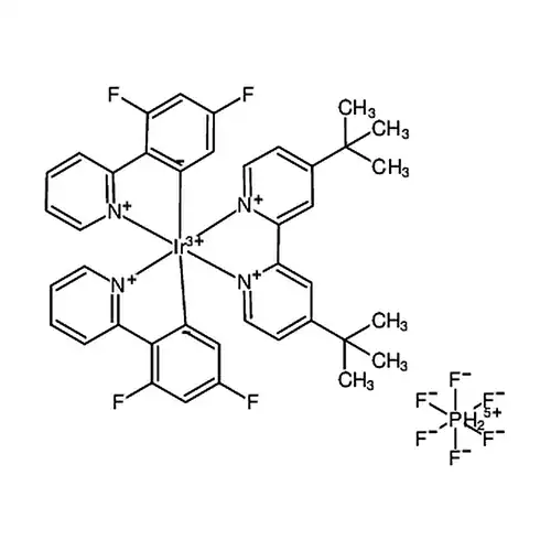 [2,2'-联(4-叔丁基吡啶)]双[2-(2,4-二氟苯基)吡啶]铱(III) 六氟磷酸盐