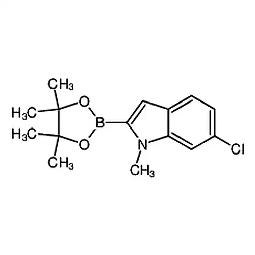 6-氯-1-甲基-2-(4,4,5,5-四甲基-1,3,2-二氧硼杂环戊烷-2-基)-1H-吲哚