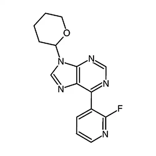 6-(2-氟吡啶-3-基)-9-(四氢-2H-吡喃-2-基)-9H-嘌呤
