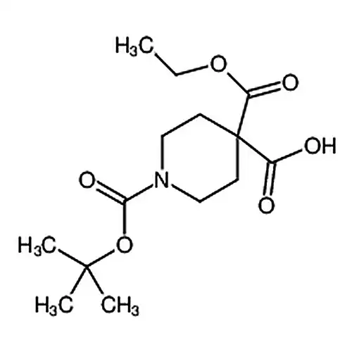 1-(叔丁氧基羰基)-4-(乙氧基羰基)哌啶-4-羧酸
