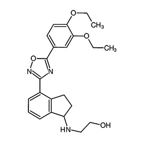 2-((4-(5-(3,4-二乙氧基苯基)-1,2,4-恶二唑-3-基)-2,3-二氢-1H-茚-1-基)氨基)乙醇