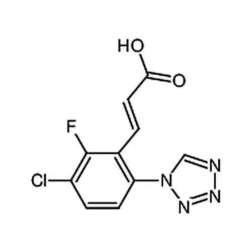 (E)-3-(3-氯-2-氟-6-(1H-四唑-1-基)苯基)丙烯酸