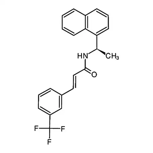 (E)-N-((R)-1-萘-1-基-乙基)-3-(3-三氟甲基-苯基)-丙烯酰胺