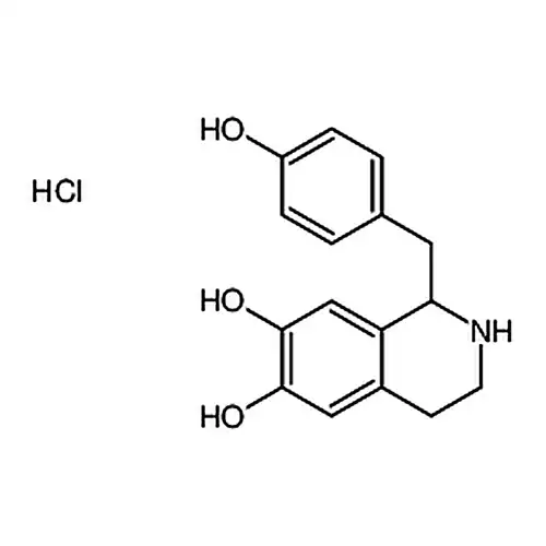 1-(4-羟基苄基)-6，7-二羟基-1，2，3，4-四氢异喹啉盐酸盐