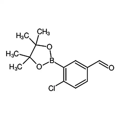 4-氯-3-(4,4,5,5-四甲基-1,3,2-二氧硼杂环戊烷-2-基)苯甲醛