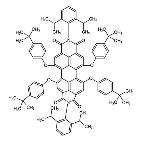 1,6,7,12-四(4-叔丁苯氧基)-N,N'-二(2,6-二异丙基苯基)-3,4,9,10-苝二酰亚胺